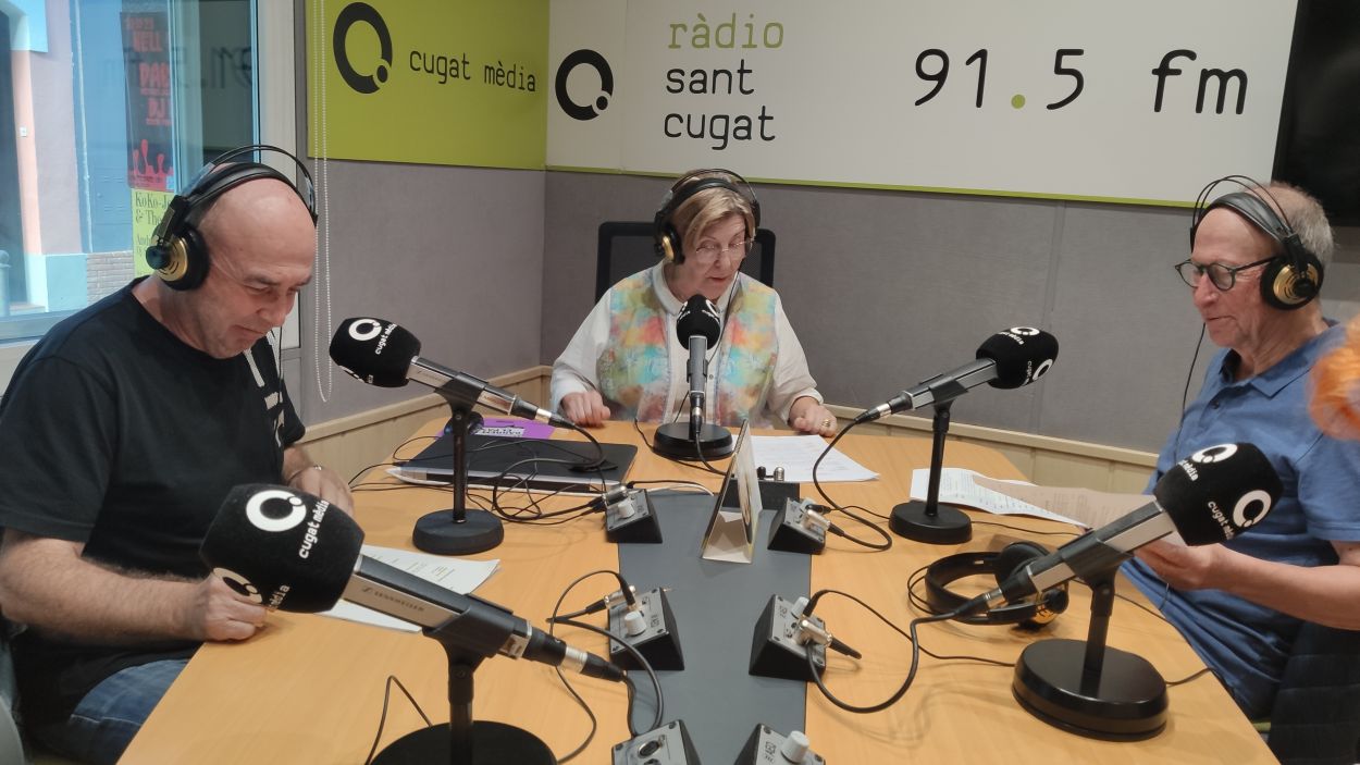 Radioteatre s'enregistra cada mes a Ràdio Sant Cugat/Foto: Cugat Mèdia