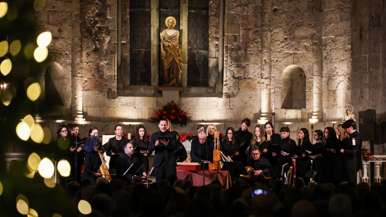 El Cant de la Sibilla a l'esglsia del Monestir de Sant Cugat / Foto: Ajuntament