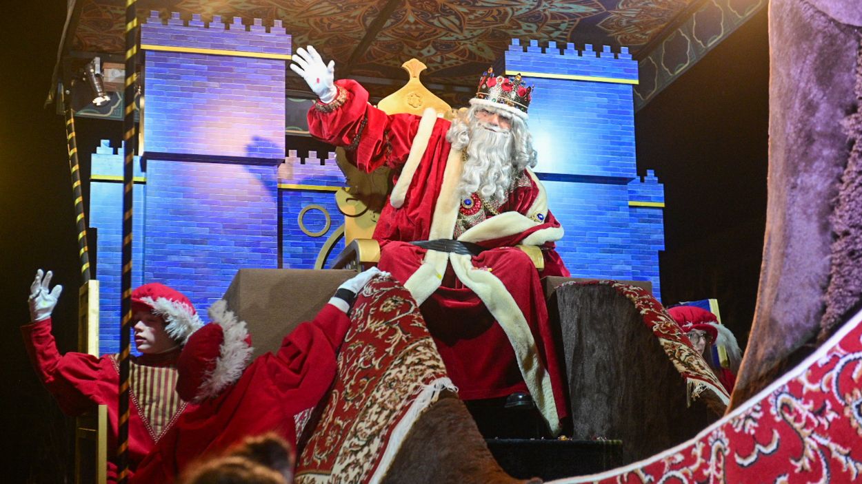 El Rei Melcior a la cavalcada de l'any passat / Foto: Ajuntament