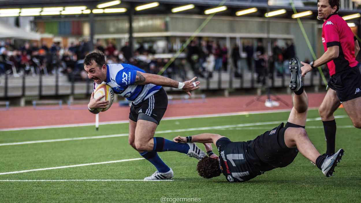 El Rugby Sant Cugat vol certificar la classificaci per a la fase d'ascens / Foto: Josep Serrano i Roger Menescal