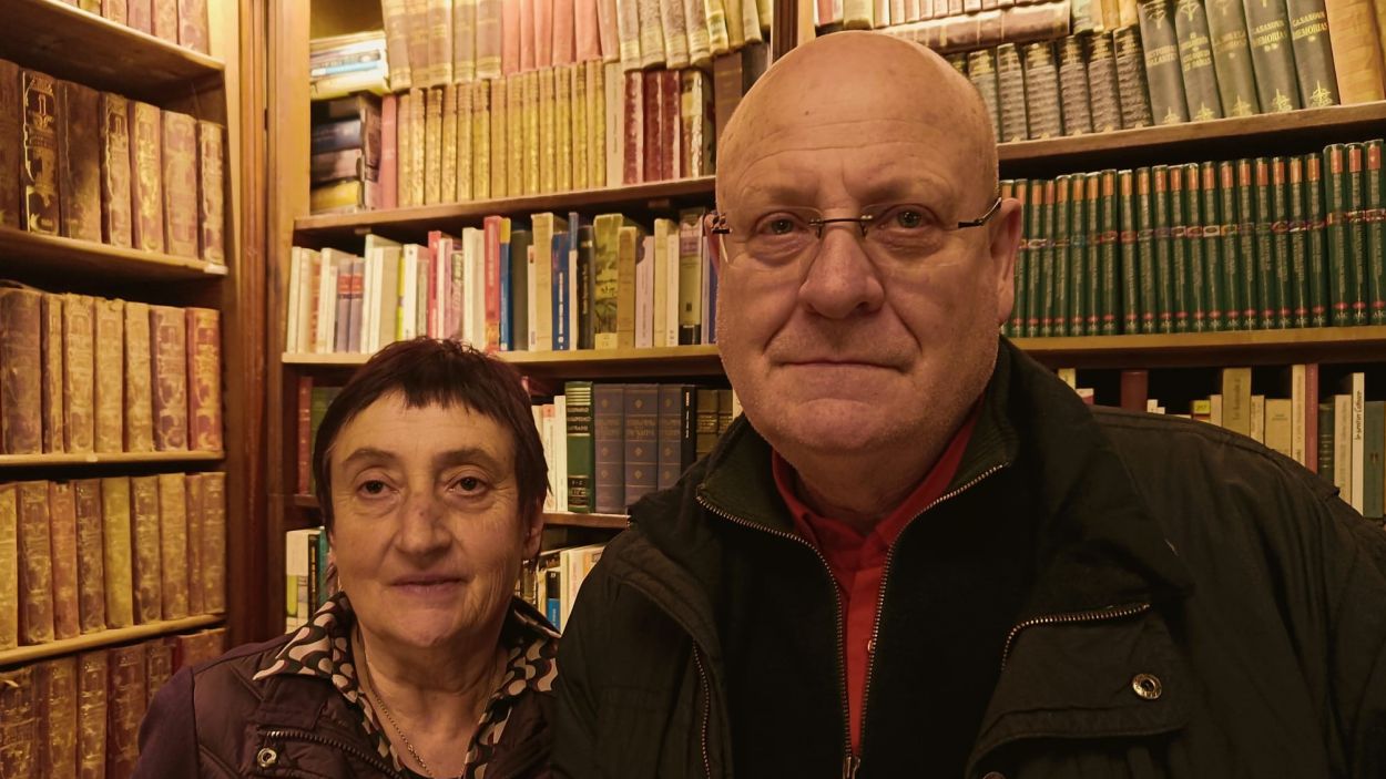 Tura Soler i Narcs Bardalet, a El Siglo, aquest dimarts en la presentaci del seu llibre / Foto: Cugat Mdia