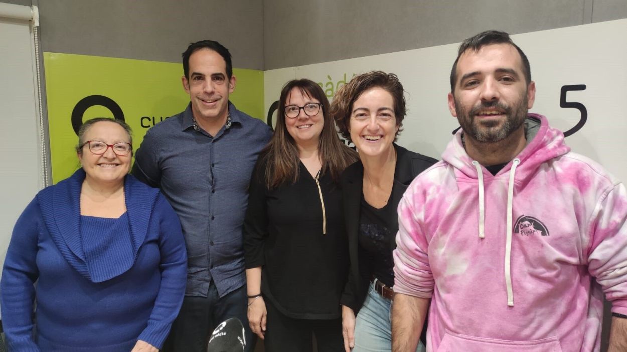 D'esquerra a dreta, Carme Reverte, Joan Garcia, Rosa Oliv, Nria Escamilla i Nielo Ballart / Foto: Cugat Mdia