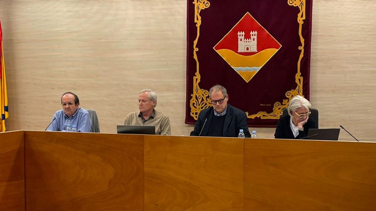 El govern de Valldoreix, a la sessió de febrer / Foto: EMD