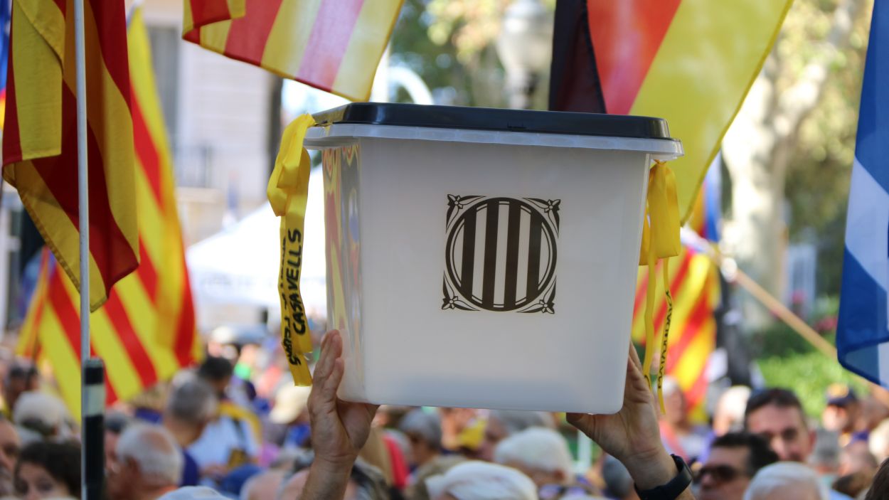 Urna del referndum de l'1 d'octubre / Foto: ACN (Jordi Bataller)