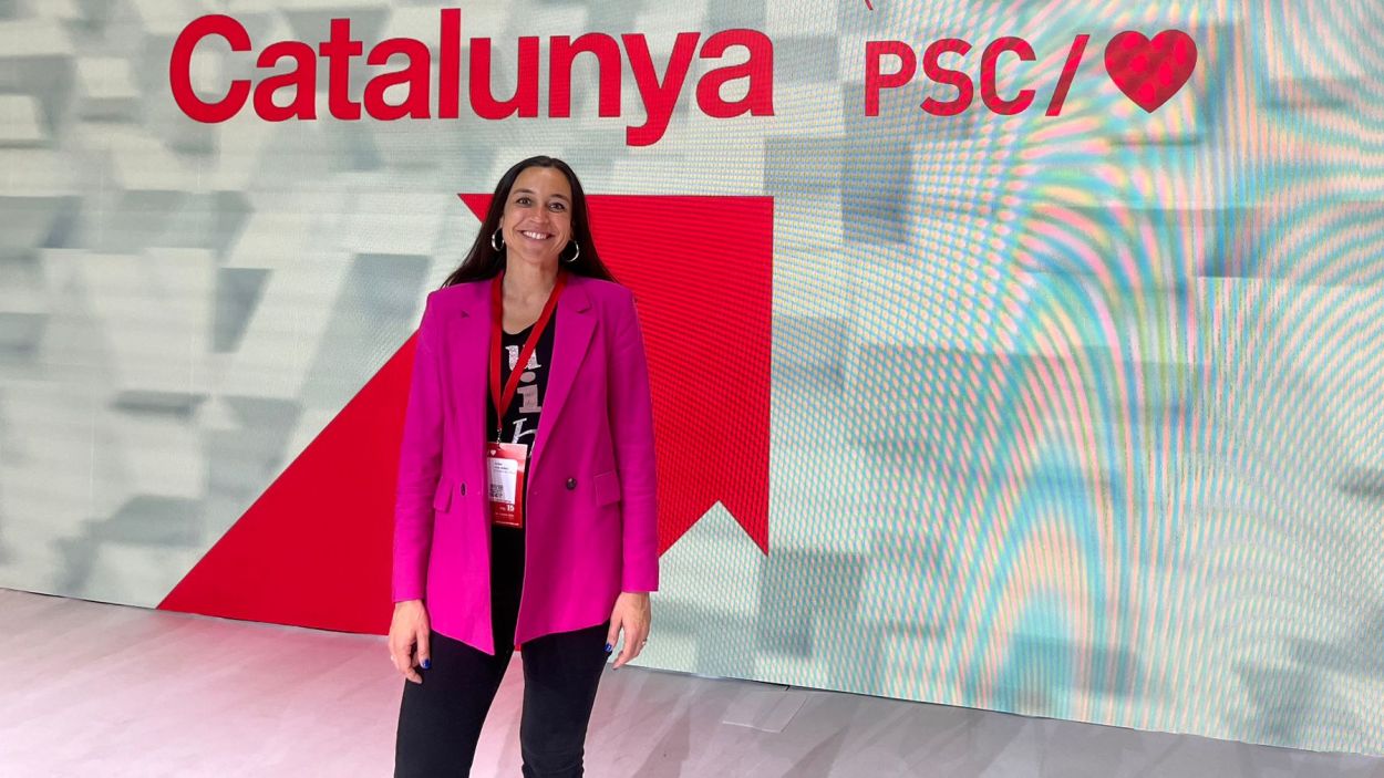 Elena Vila al 15 Congrs del PSC / Foto: PSC Sant Cugat