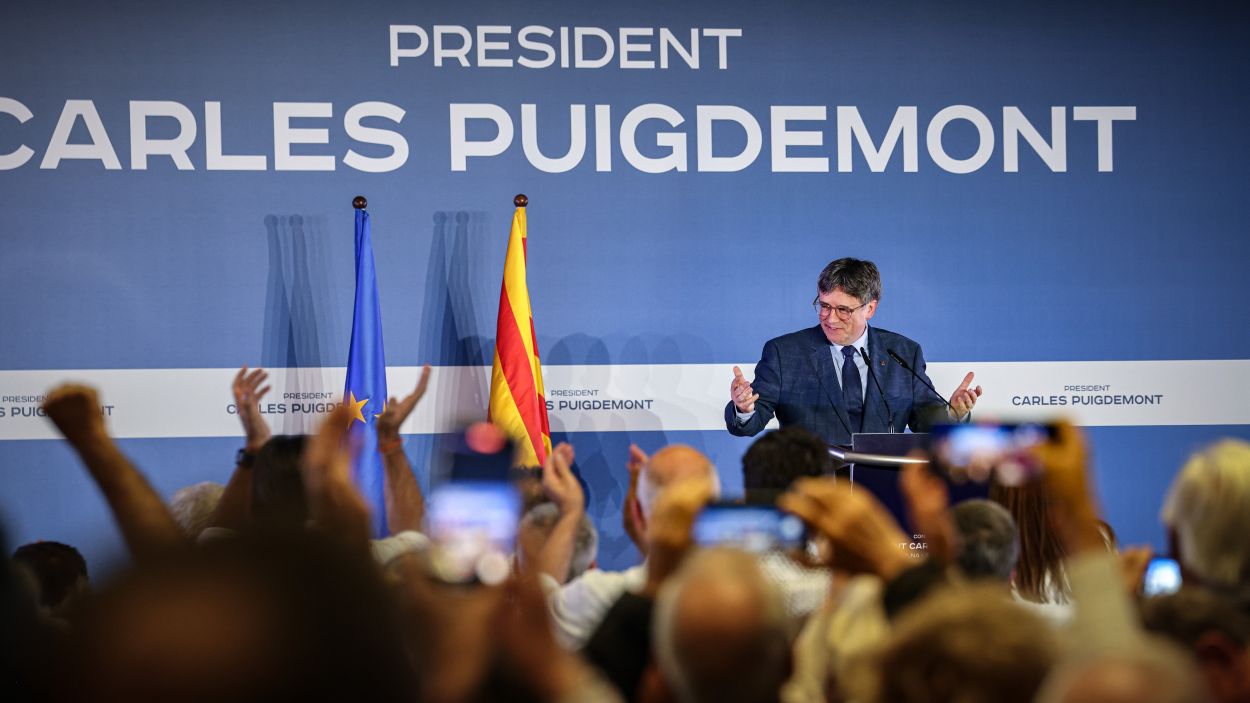 El candidat de Junts, Carles Puigdemont / Foto: Jordi Borrs (ACN)