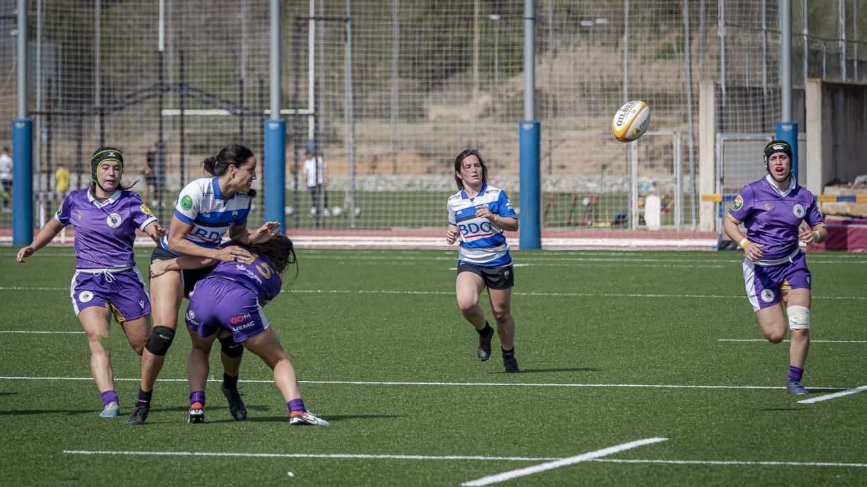 El femen del Rugby Sant Cugat vol accedir a les semifinals pel ttol de lliga / Foto: Cosme Oriol