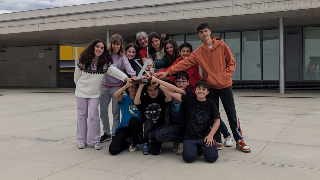Alumnes de l'Institut da Vinci, guanyadors de la Copa Cangur / Foto: cedida