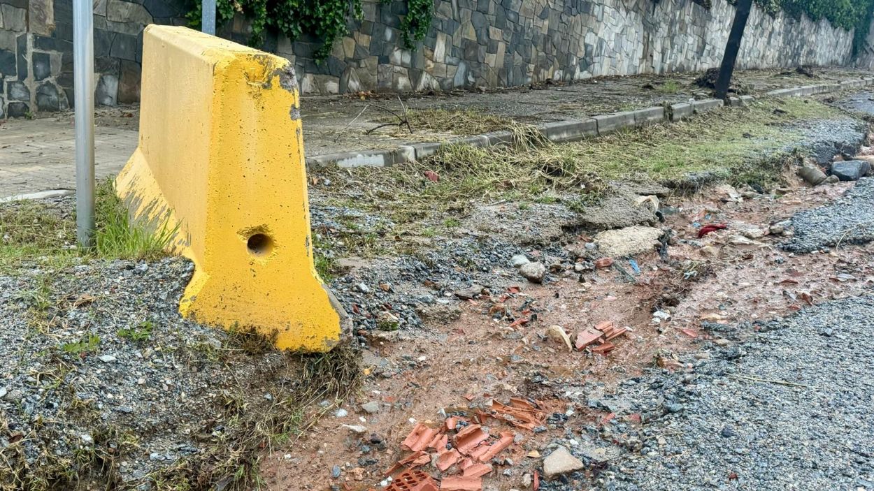 L'estat de l'avinguda del Baixador / Foto: Cugat Mdia