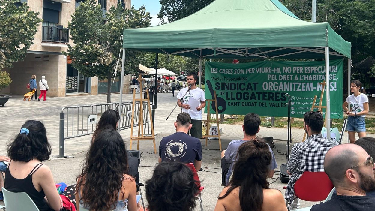 El Sindicat de Llogateres es mant en lluita pels processos judicials del desnonament del carrer Indstria