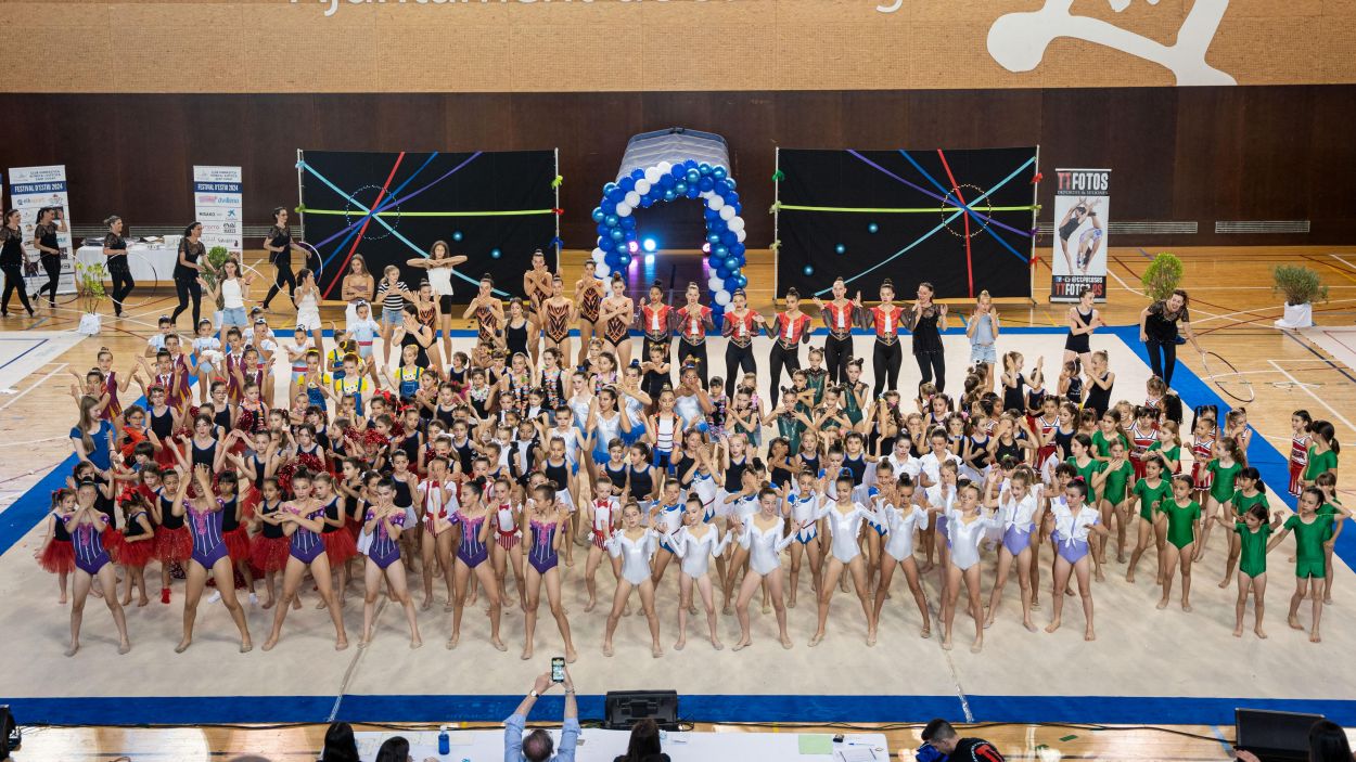 700 gimnastes han omplert el PAV3 // Foto: Lali Puig