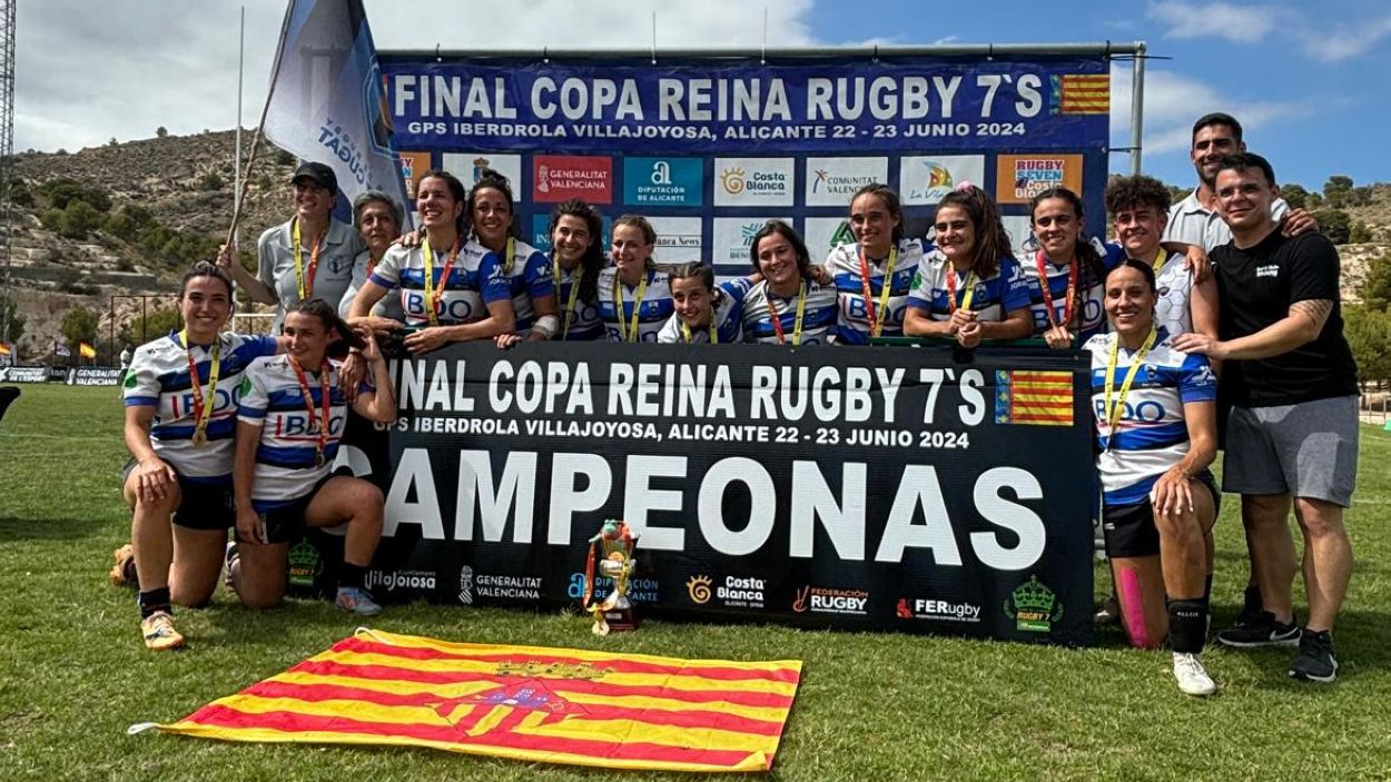 Rugby Sant Cugat, campiones de la Copa de la Reina / Foto: Cedida
