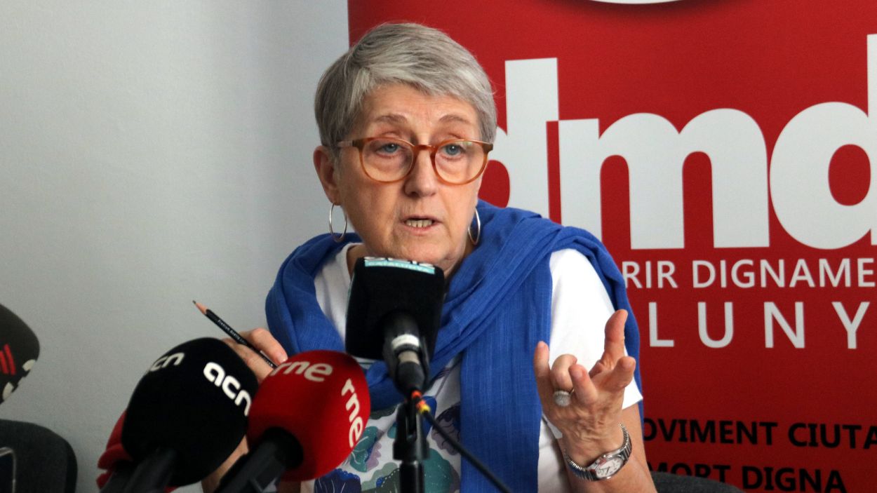 Cristina Valls, presidenta de l'associaci Dret a Morir Dignament / Foto: Acn