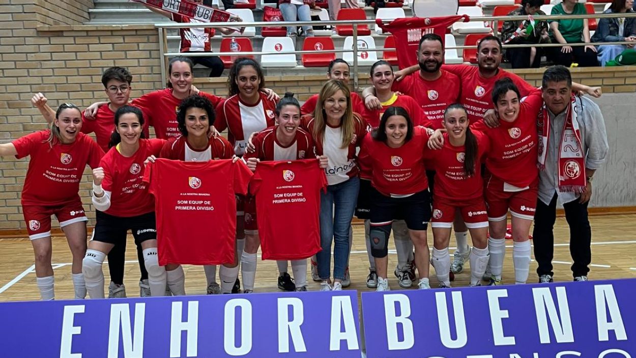La santcugatenca Cludia Ro ascendeix a Primera Divisi de futbol sala amb l'Esportiu Rub
