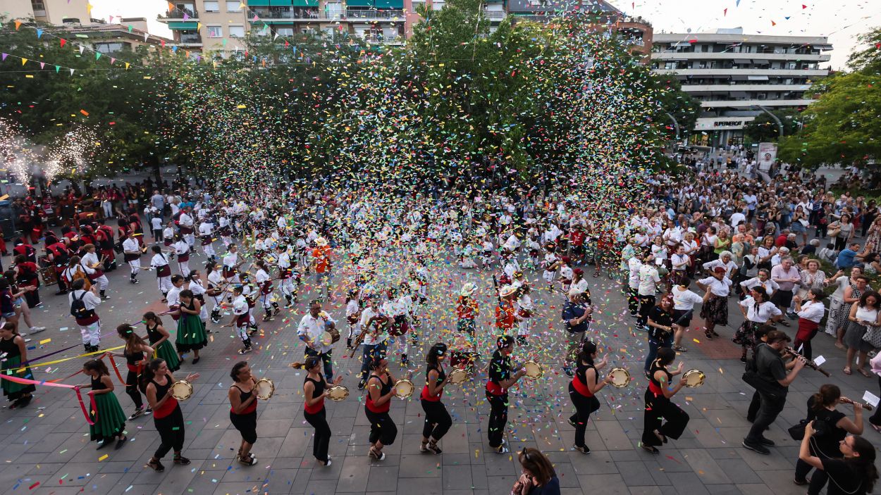 La Festa Major ha arrancat amb l'esclat habitual desprs del preg / Foto: Ajuntament (Lali Puig)