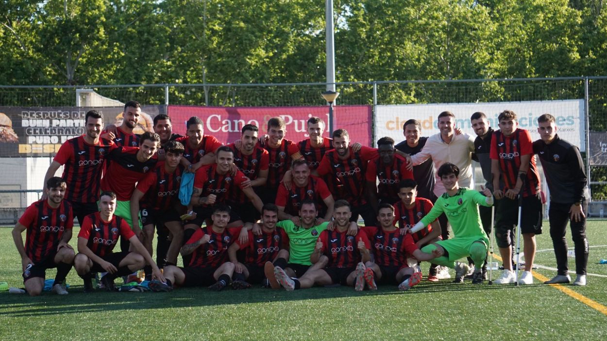La plantilla del SantCu FC a la temporada 2023-24 / Foto: Sant Cugat FC