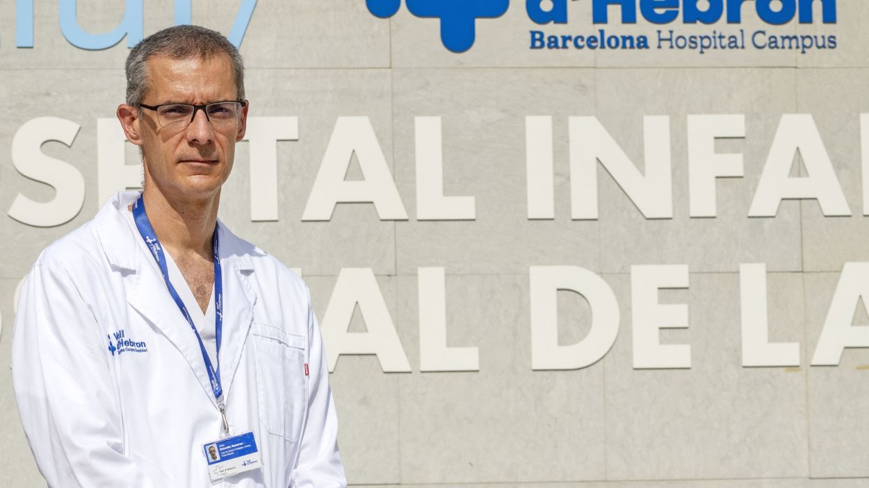 Joan Balcells, cap de l'UCI Peditrica de l'Hospital Vall d'Hebrn / Foto: cedida