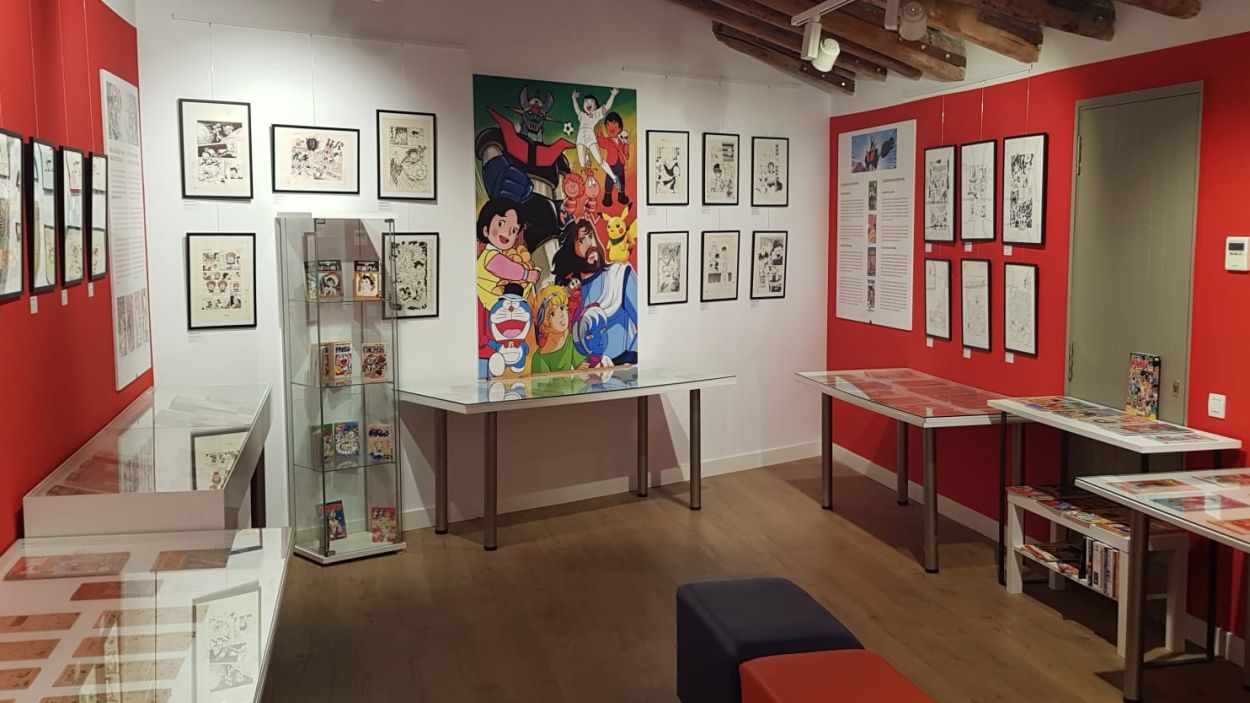 Sala interna d'exposici al Museu del Cmic a Sant Cugat / Foto: Cedida