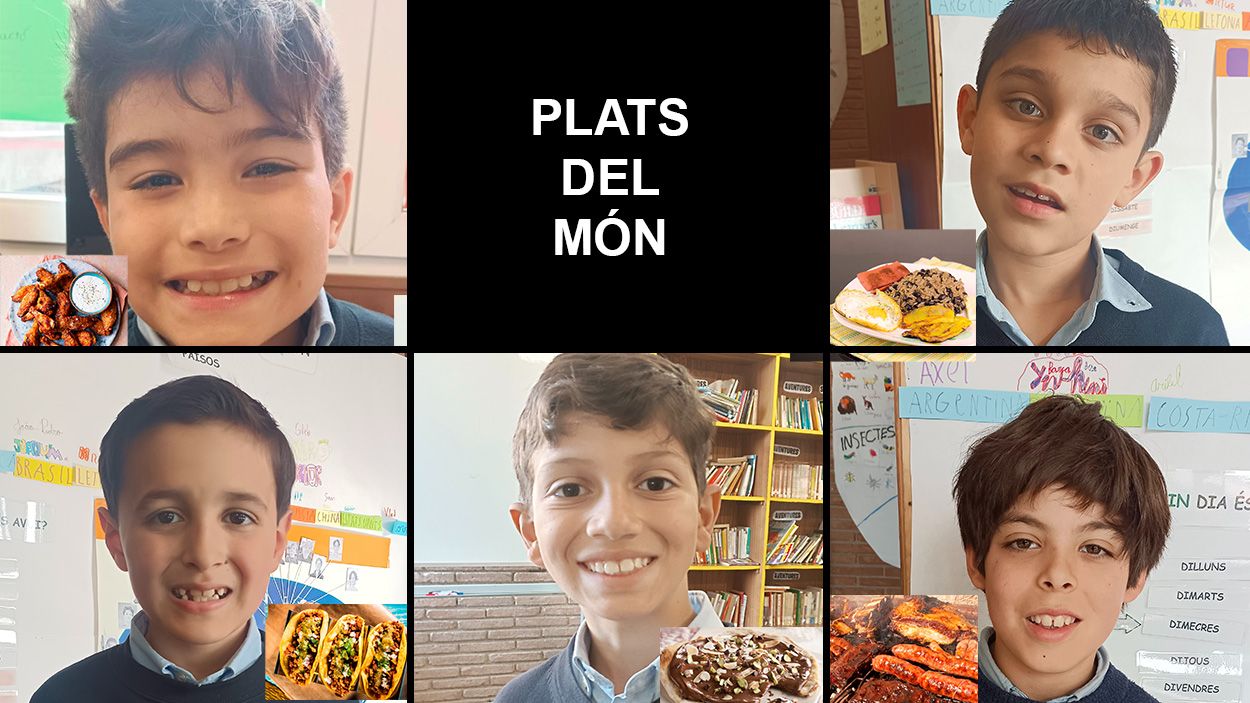 Joaquim, Imanol, Ariel, Fabin, Len, els protagonistes del captol 5 de 'Plats del mn'. / Foto: La Farga Sant Cugat