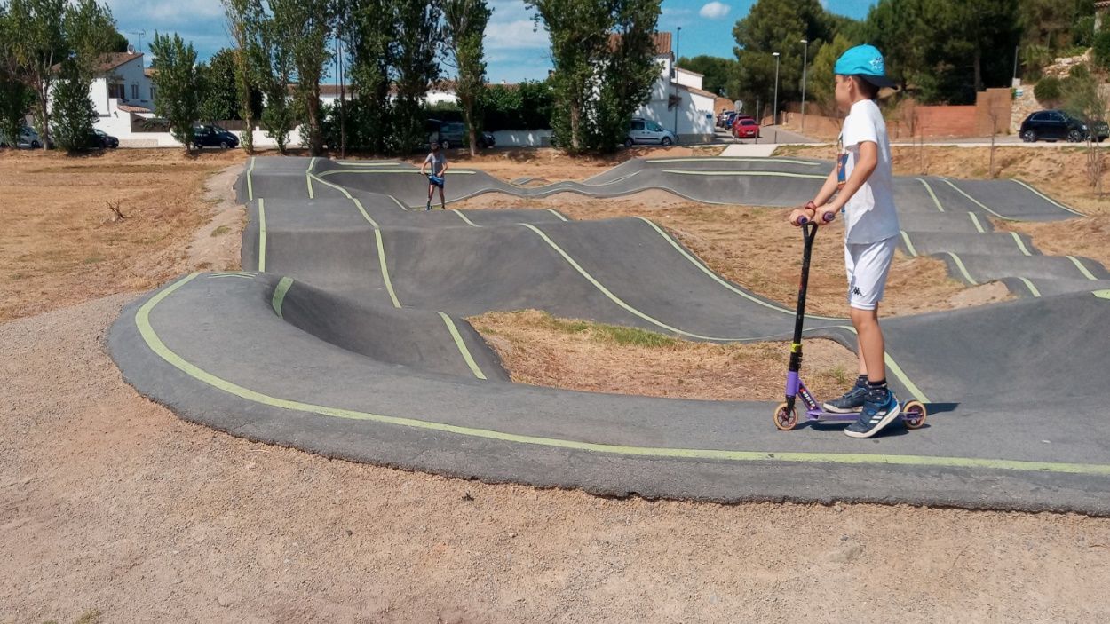 Un circuit de pump-track / Foto: Ajuntament