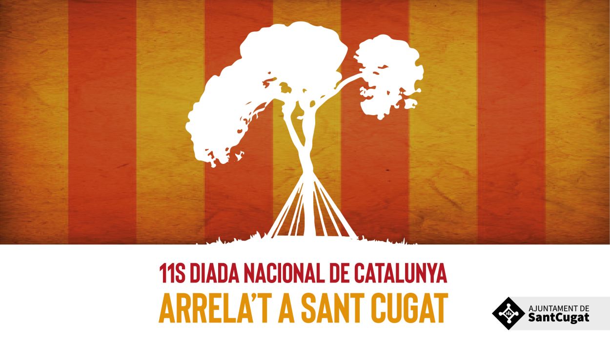 Imatge del cartell d'enguany de la Diada