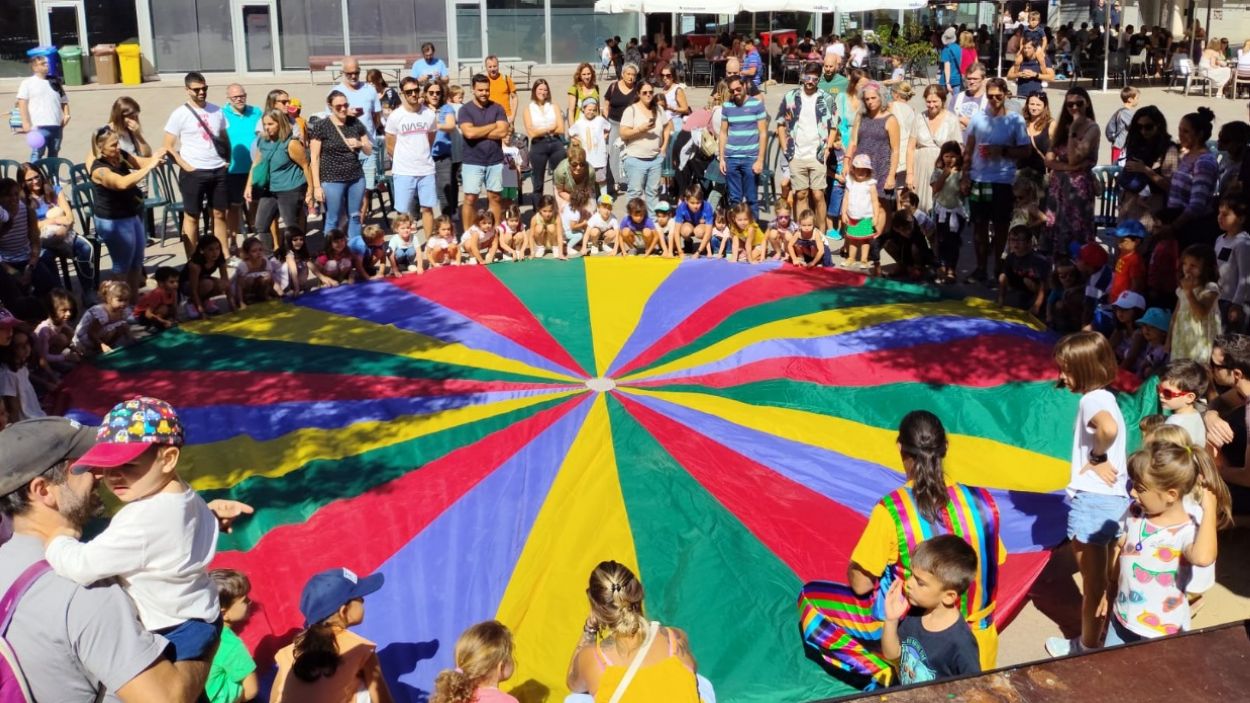 Un altre moment de la Festa Major de Volpelleres, tamb a la plaa dels Rabassaires