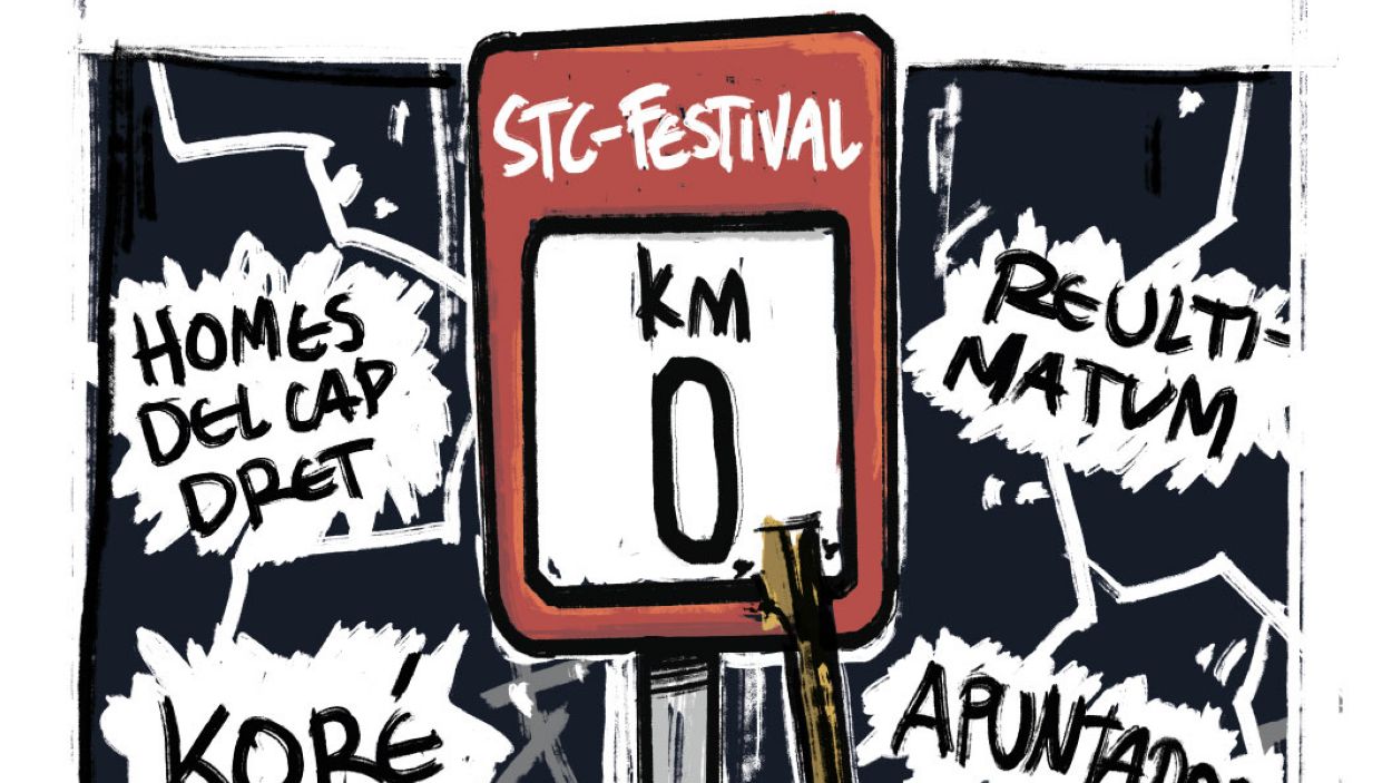 El cartell de la 1a edici del STC-Festival Km 0 / Foto: STC-Festival Km 0