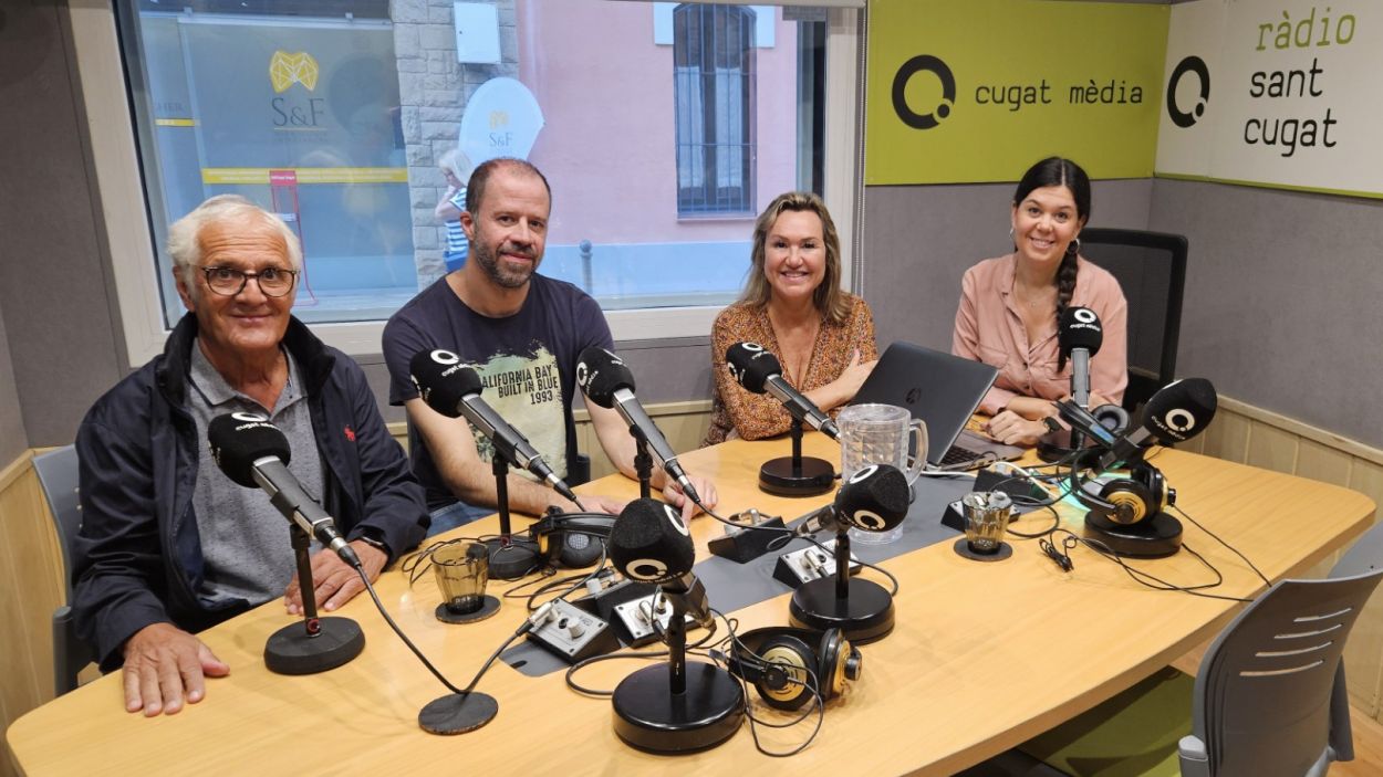 D'esquerra a dreta: Rogeli Pedr, Dani Vilar, Mnika Blasco i Alba Triad / Foto: Cugat Mdia