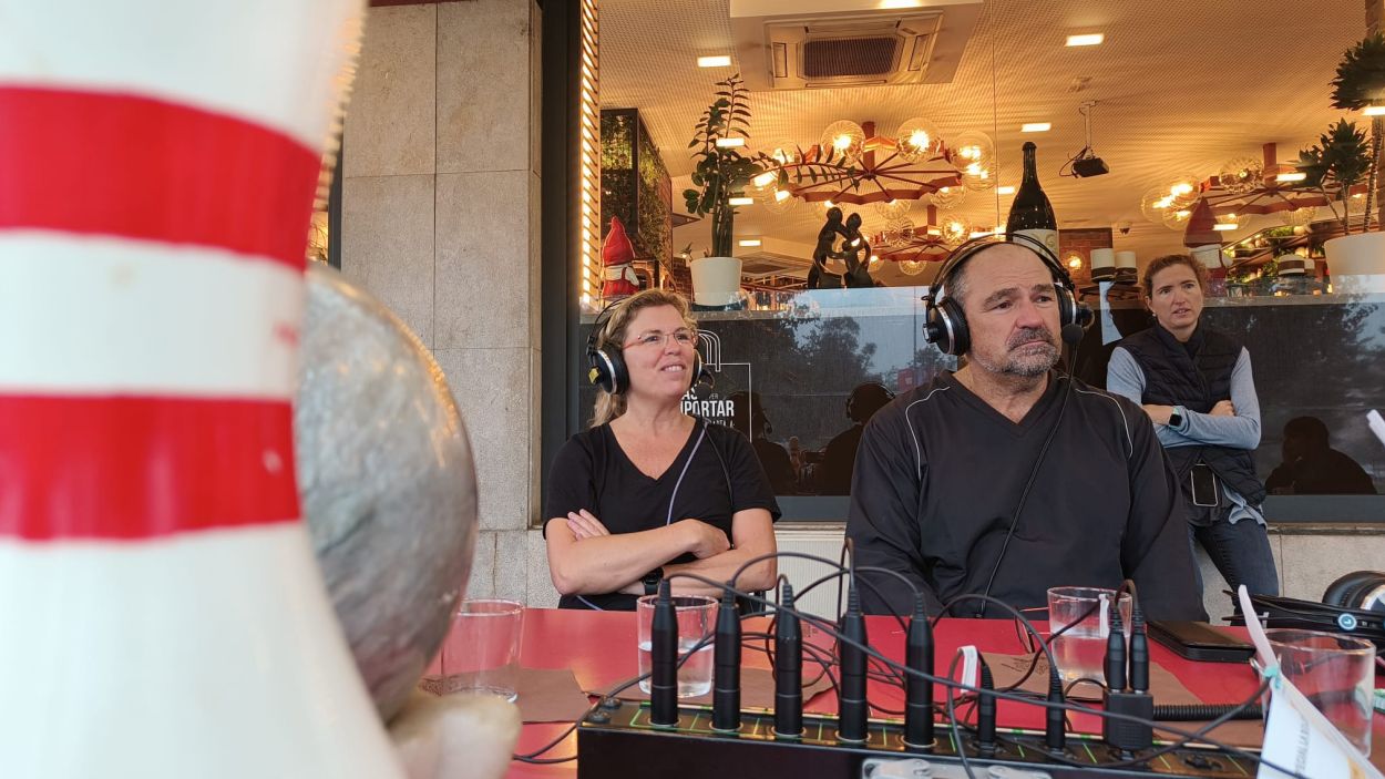 Mamen, Ramon i Mireia Mas, propietaris de La Bolera durant el programa / Foto: Cugat Mdia