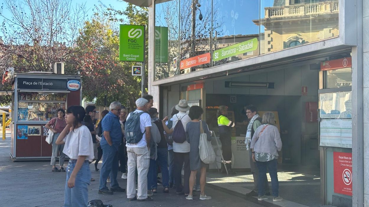 Una vintena de santcugatencs s'ha desplaat a la manifestaci per Palestina / Foto: Cugat Mdia