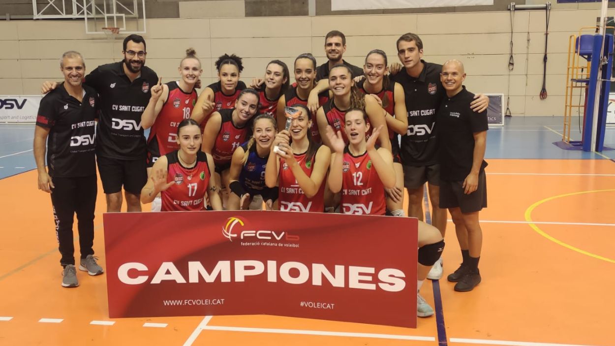 El DSV Volei Sant Cugat, campi de la Superlliga Catalana / Foto: Cugat Mdia