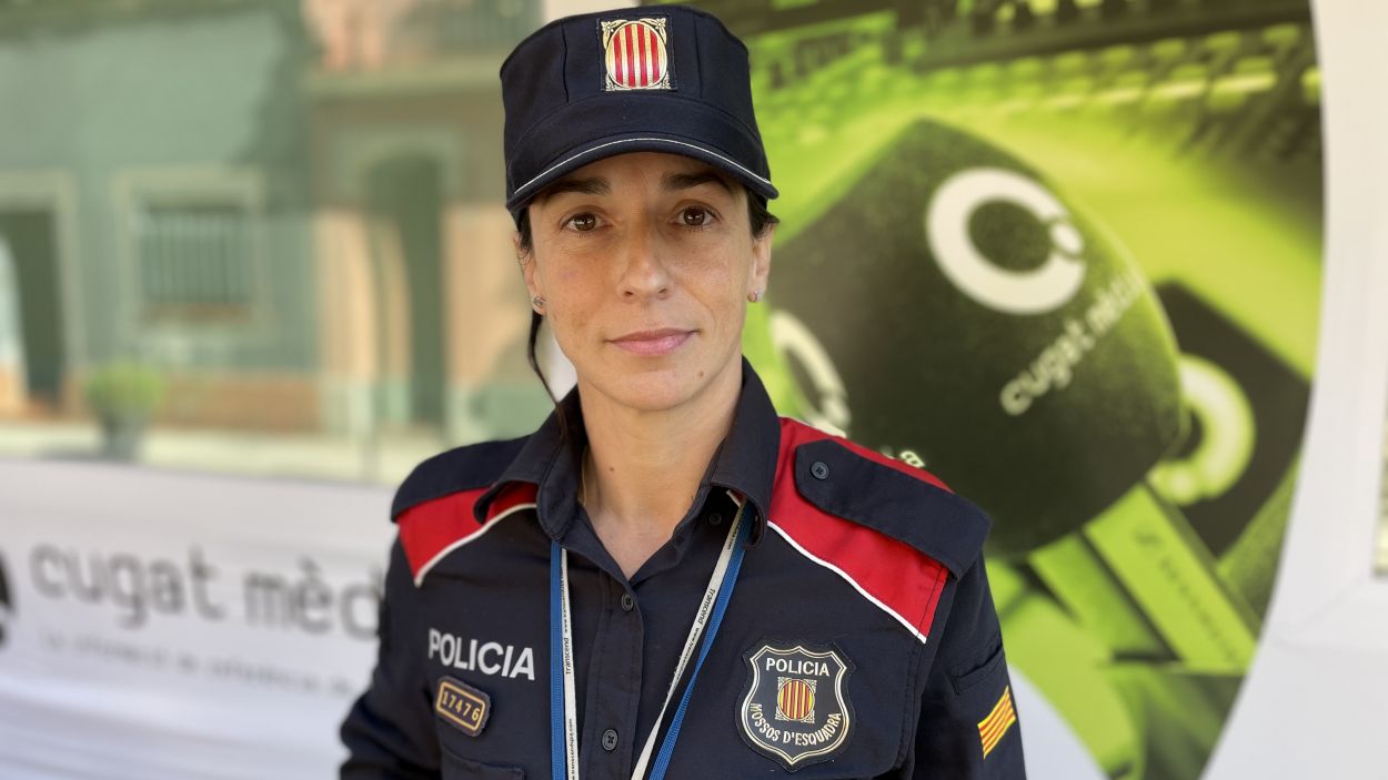 Anna Massa, agent dels Mossos d'Esquadra de l'Oficina de Relacions amb la Comunitat i Proximitat / Foto: Cugat Mdia