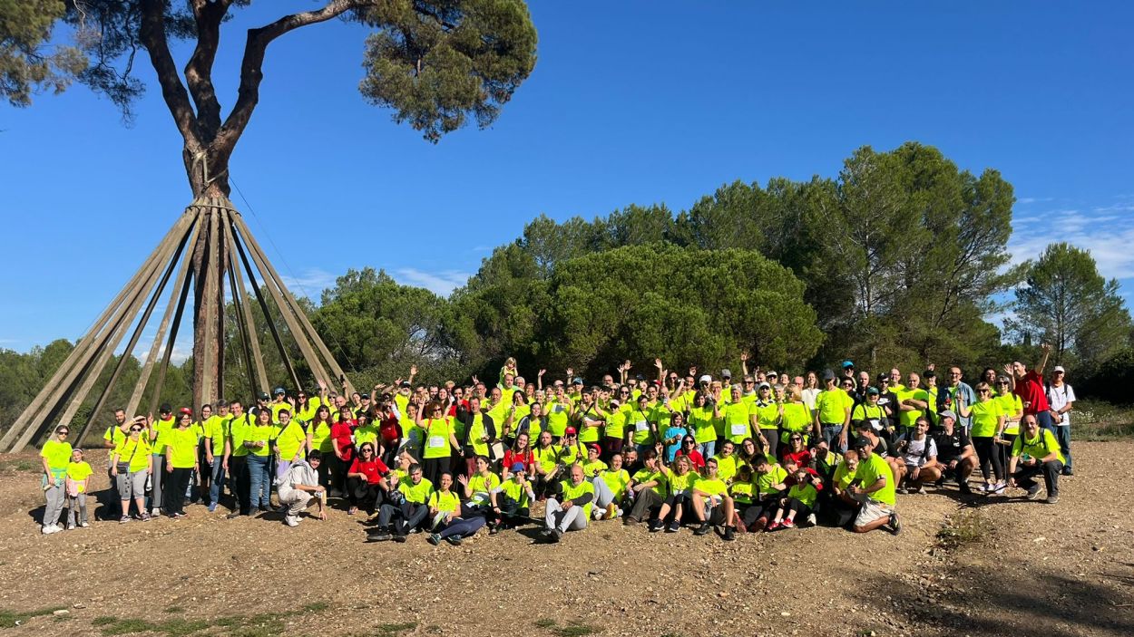 Participants de la cursa 'Pas per tu'. Foto: Cedida