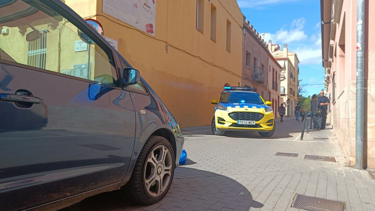 L'accident ha tingut lloc al carrer Plana de l'Hospital amb Sant Esteve / Foto: Cugat Mdia