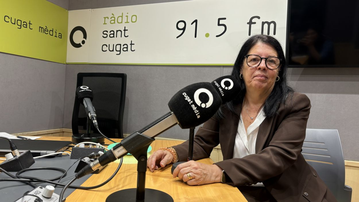 La Sndica de Greuges de Sant Cugat, Helena Lpez Macho, a l'estudi Ramon Barnils de Rdio Sant Cugat