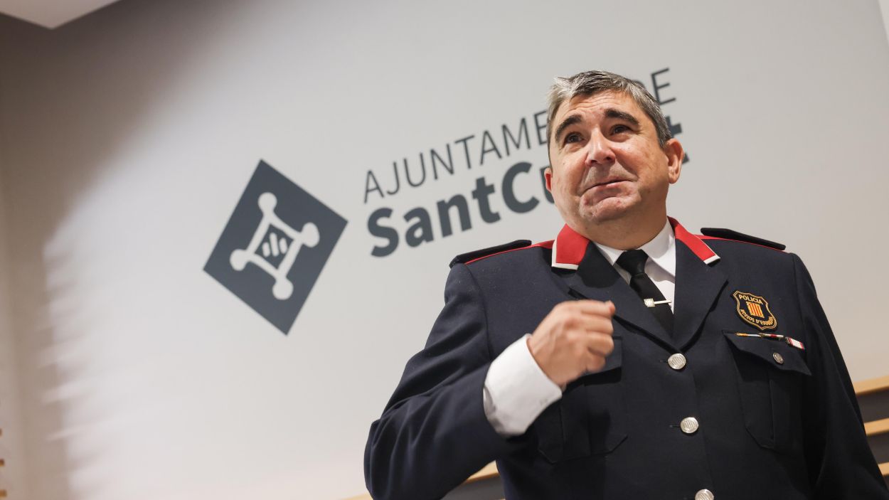 Manel Rodrguez, fins ara cap de la comissaria dels Mossos d'Esquadra de Sant Cugat / Foto: Ajuntament (Lali Puig)