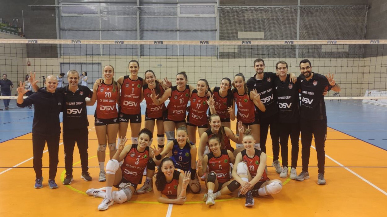 El DSV Volei Sant Cugat continua invicte / Foto: Cugat Mdia