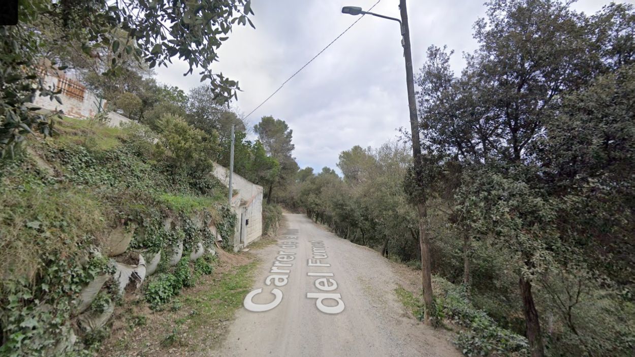 Imatge d'un punt del carrer Font del Fumet, al barri de la Floresta de Sant Cugat / Foto: Google Maps