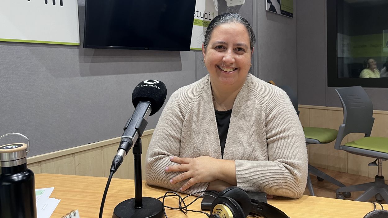 Kety Ramos, a Ràdio Sant Cugat / Foto: Cugat Mèdia