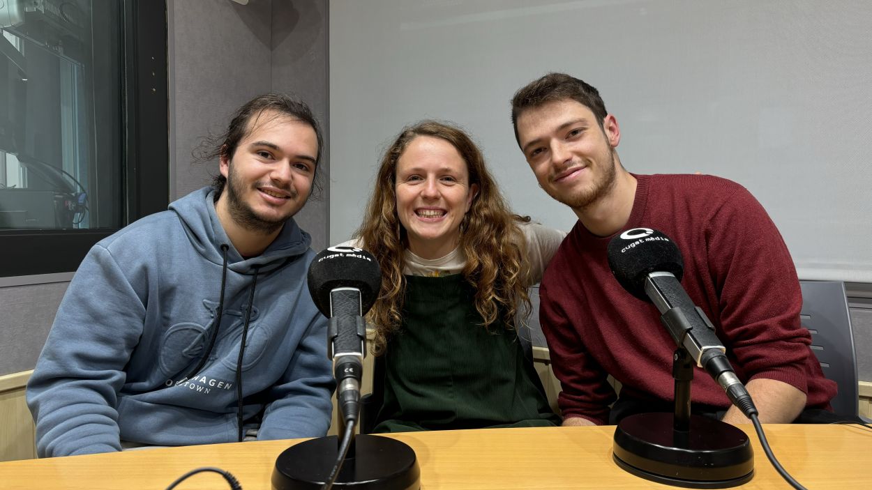 D'esquerra a dreta, Sergi Gixens, Maria Calds i Lucas Gonzalvo / Foto: Cugat Mdia