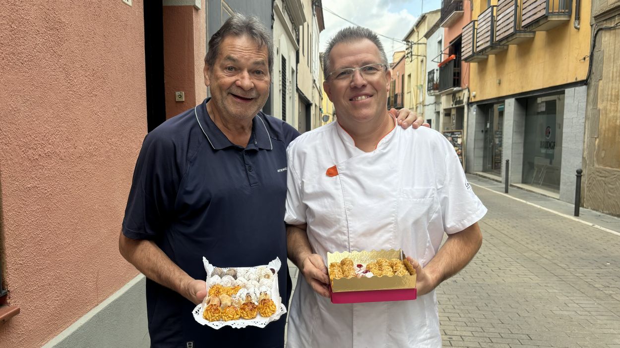 Jaume Sbat, de la pastisseria Sbat i Carles Boix, de la pastisseria La Palma / Foto: Cugat Mdia