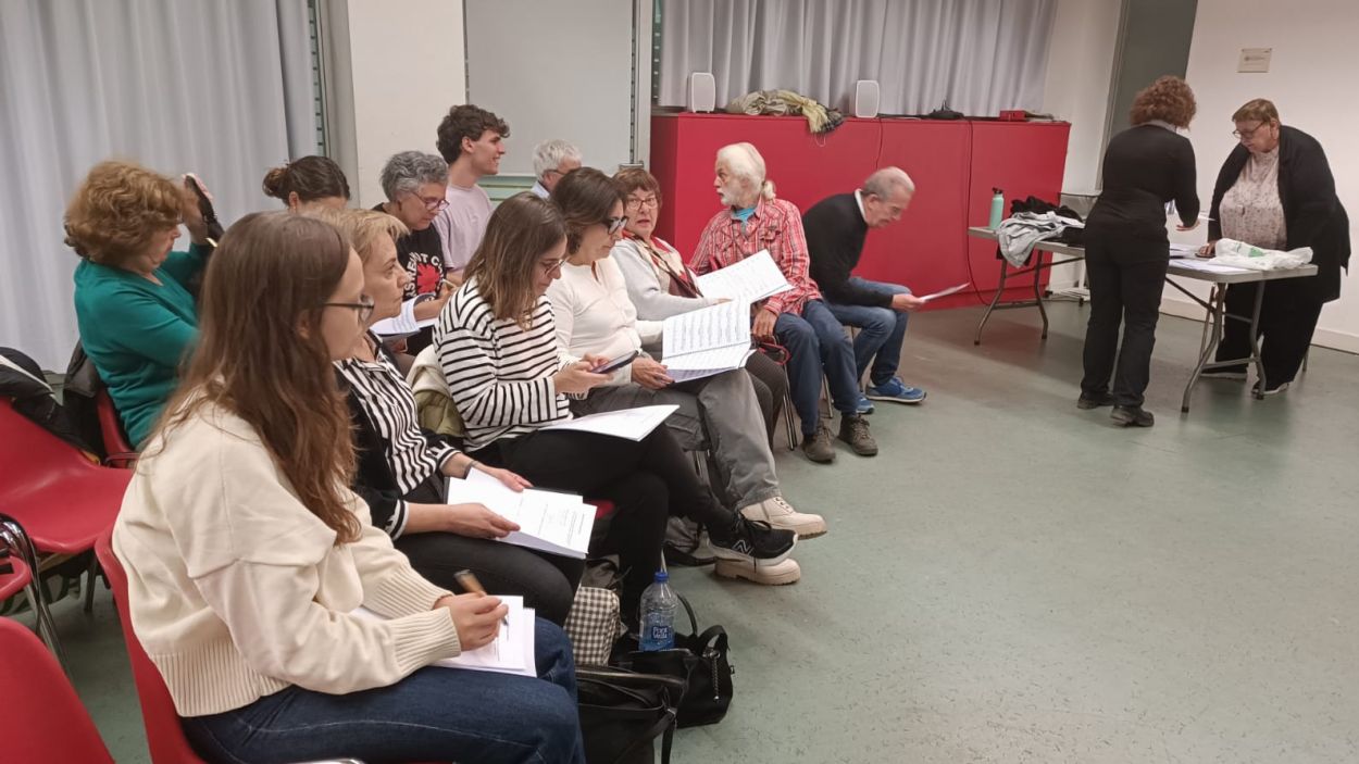 La Casa de Cultura ha acollit aquest dimarts l'inici dels assajos de Pedra i Sang 