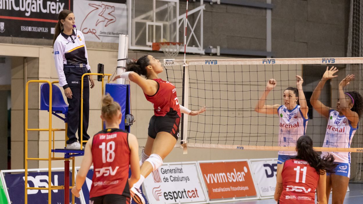 El DSV Volei Sant Cugat afronta el setzens de final de la Challenge Cup / Foto: Mireia Norberto