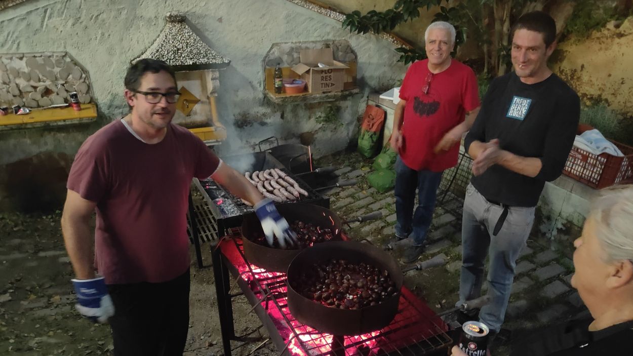 Celebraci de la castanyada a La Floresta