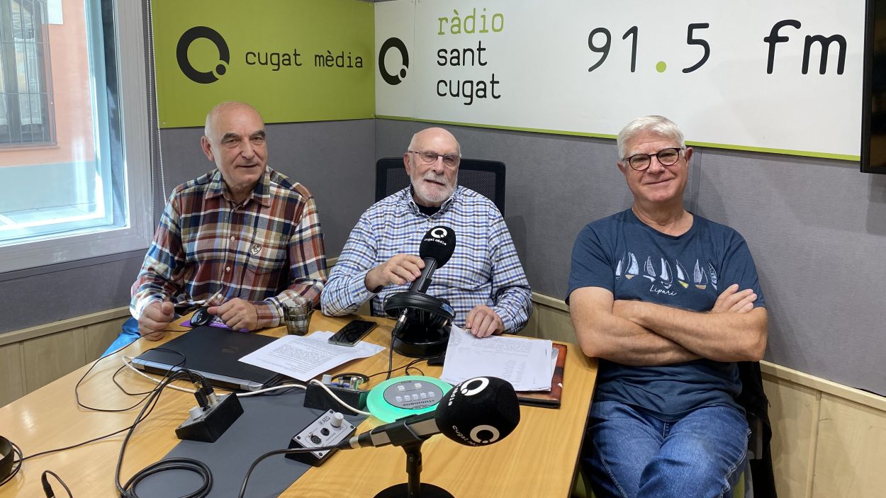 Josep Sala, Eduard Jener i Ricard Marin en el 'Molta Comdia' / Foto: Cugat Mdia