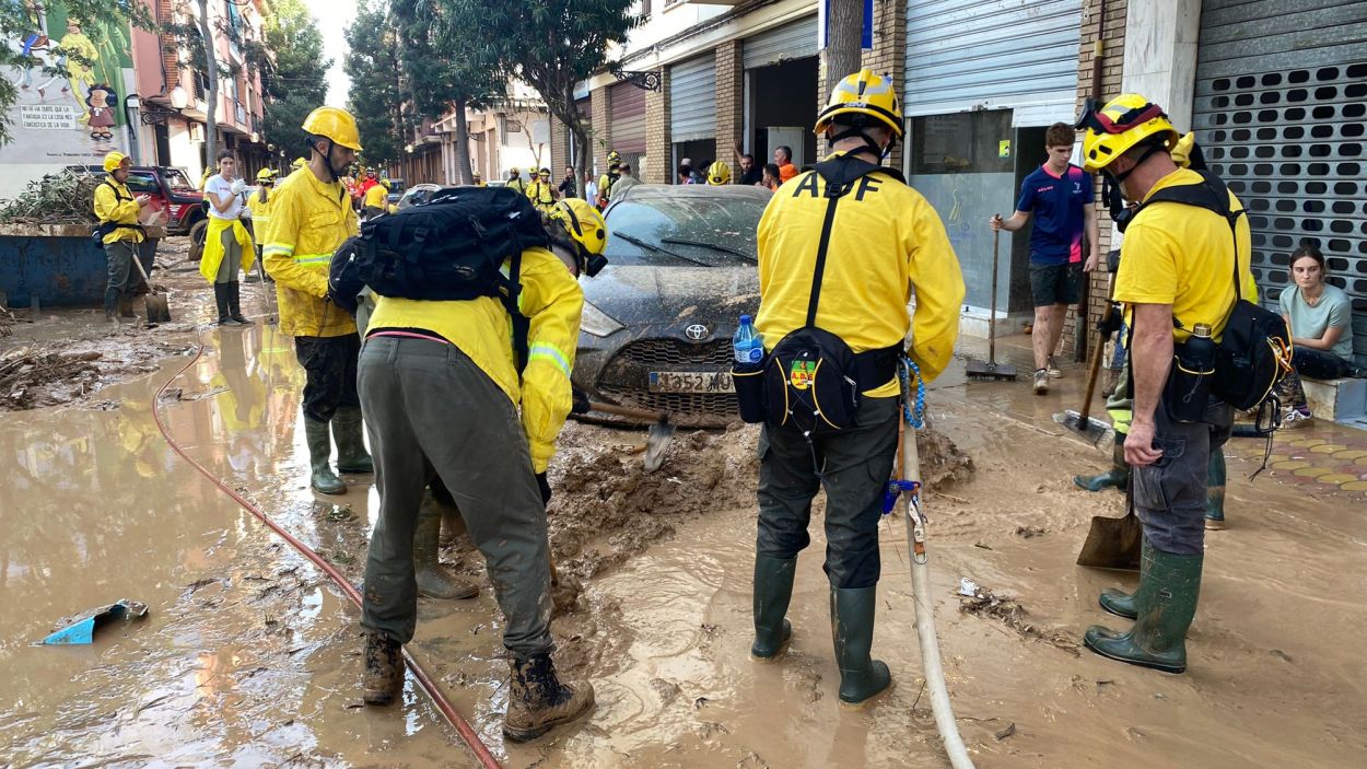 L'ADF Sant Cugat actuant al poble de Picanya / Foto: ADF Sant Cugat