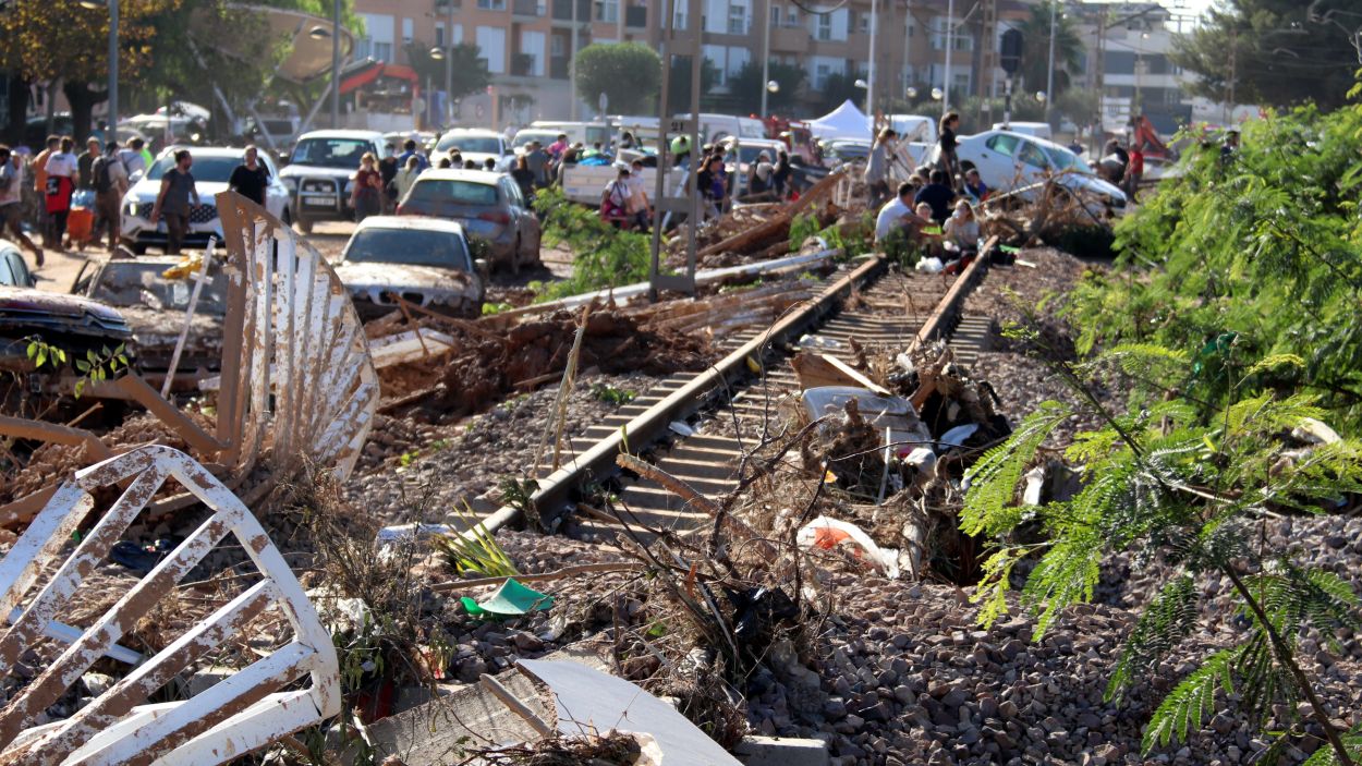 Via del tren entre Piaporta i Picanya / Foto: ACN (Gemma Snchez i Mar Rovira)