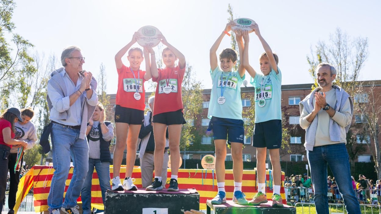 Imatge d'una entrega de premis del Cros Cros Ciutat de Sant Cugat / foto: Ajuntament