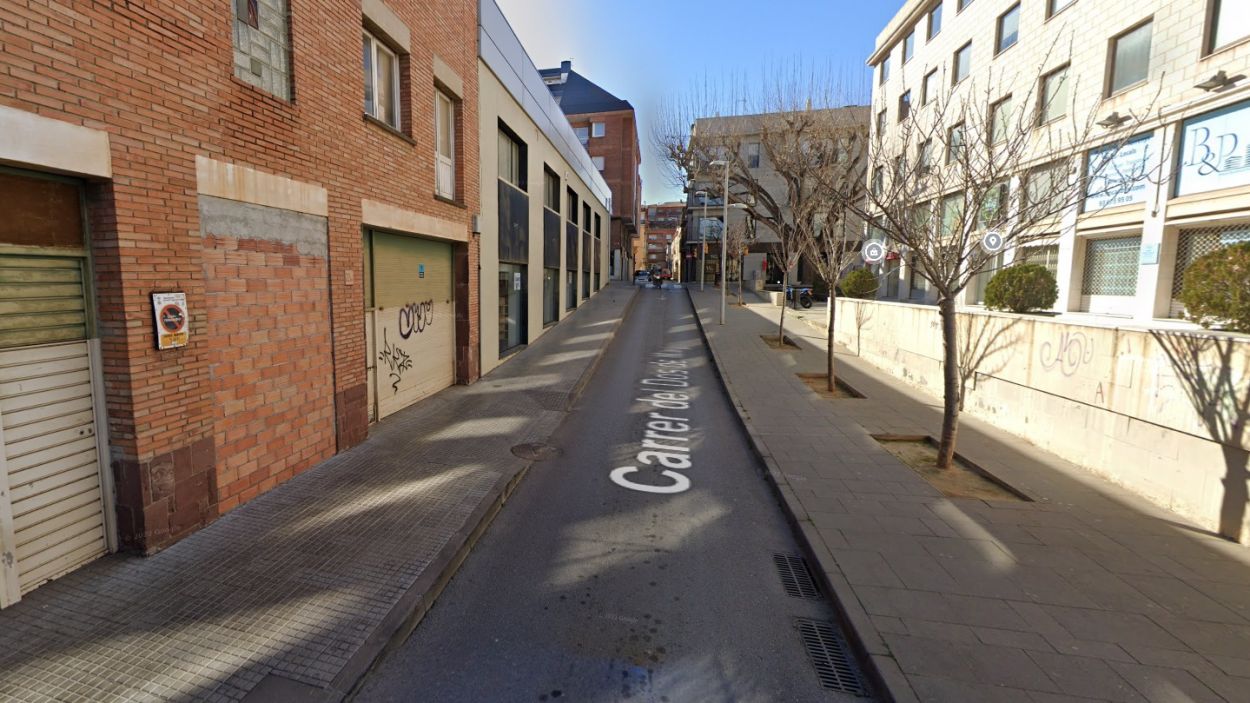 El tram del carrer Dos de Maig que quedar tallat al trnsit / Foto: Google Maps