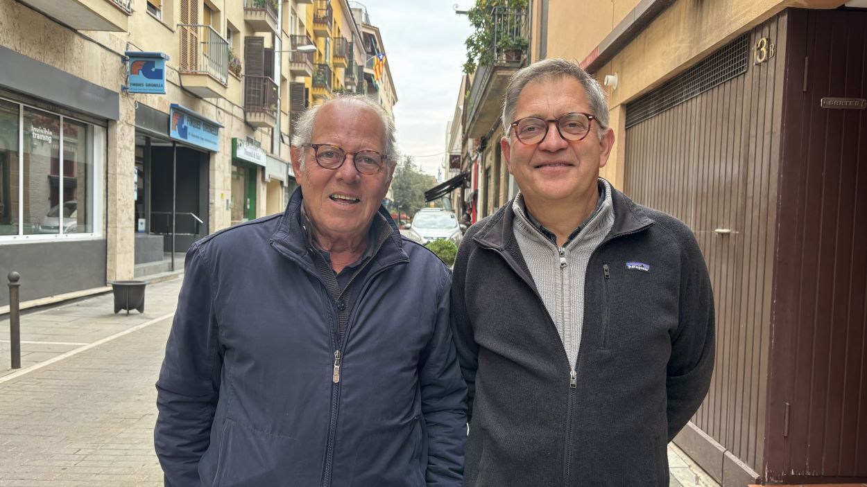 Josep Martinell i Francesc Colom, hortol i membre de la comissi de l'Horta Temerria